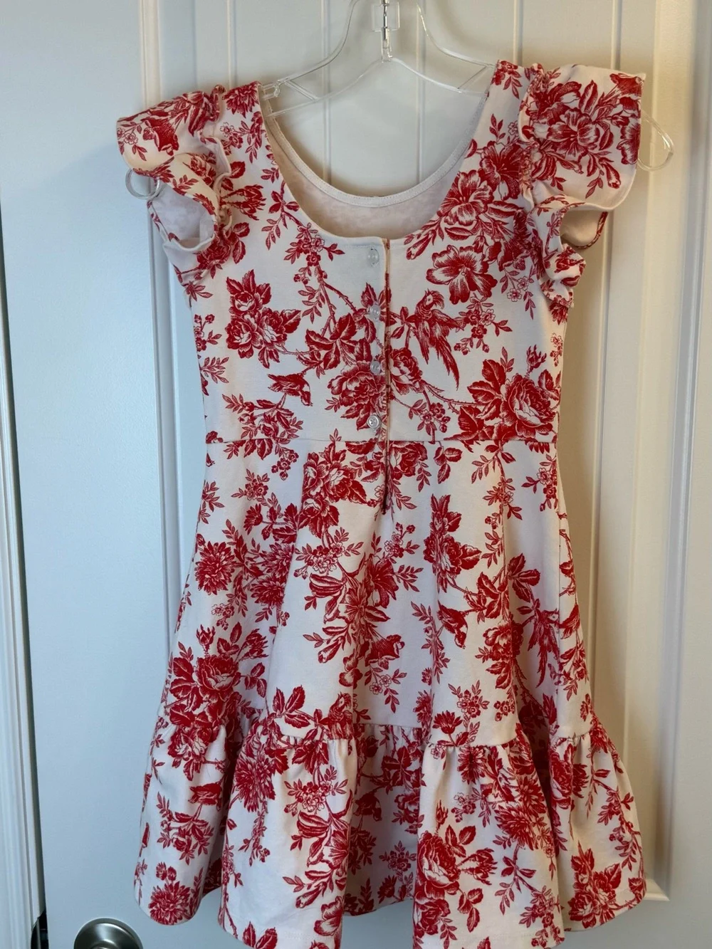 Janie and Jack American Girl collab Floral Toile Holiday Dress sz 8